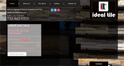 Desktop Screenshot of idealtilenj.com